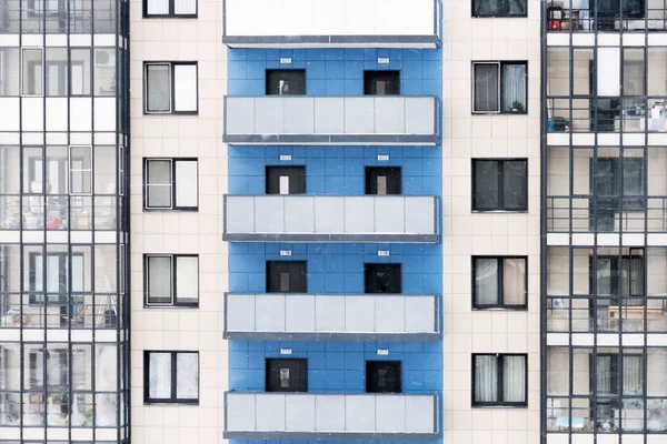 Modern Skyscraper Glass Facade — Stock Photo, Image