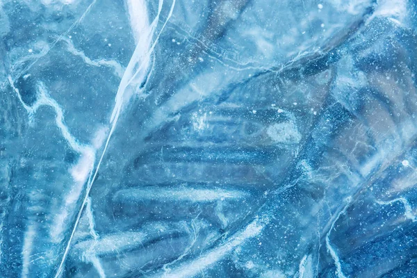 Kék Jég Val Pattint Háttér — Stock Fotó