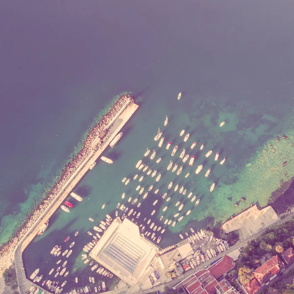 Hermosa Vista Desde Parte Superior Del Puerto Deportivo — Foto de Stock