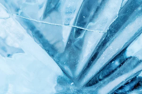 氷の抽象的なパターンと背景 — ストック写真