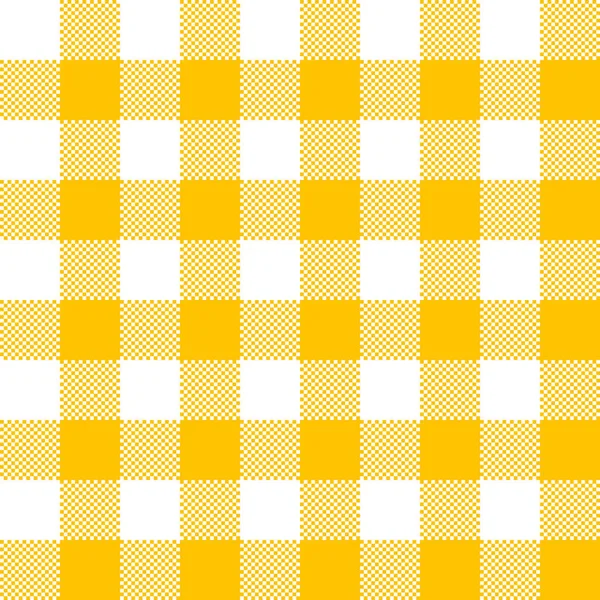 Gelbe Textur Vektorillustration Flache Tischdecke Muster — Stockvektor