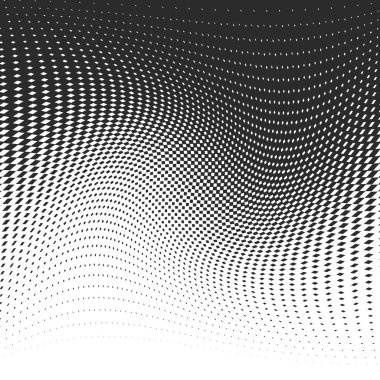 Beyaz arka planda siyah noktalar. Vektör çizim. Yarı ton nokta etkisi ile arka plan.