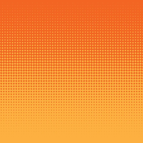 Orangefarbener Hintergrund Mit Halbton Effekt Vektorillustration Abstrakter Heller Hintergrund — Stockvektor