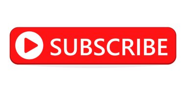 Düğmesini abone. Vektör çizim. Simge, izole abone