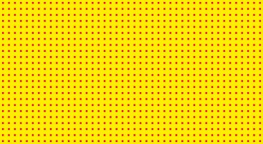 Pop sanat arka plan. Arka plan noktalı retro. Vektör çizim. Noktalı resim sarı pop sanat desen.