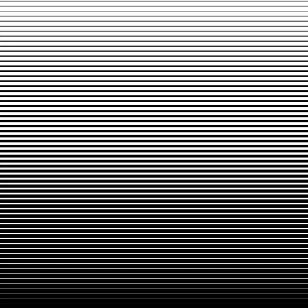 Abstract Pattern Horizontal Lines Vector Illustration Monochrome Background — Stock Vector