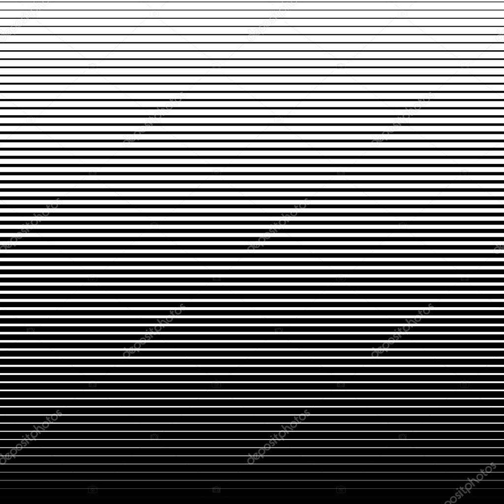 Abstract pattern with horizontal lines. Vector illustration. Monochrome background
