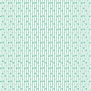 Küçük yaprakları ile Seamless modeli. Vektör çizim. Düz tarzda geometrik seamless modeli.