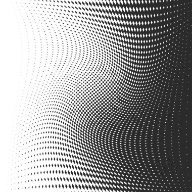 Beyaz arka planda siyah noktalar. Vektör çizim. Yarı ton nokta etkisi ile arka plan.