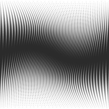 Beyaz arka planda siyah noktalar. Vektör çizim. Yarı ton nokta etkisi ile arka plan.