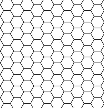 Soyut sorunsuz altıgen desen. Vektör çizim. Geometrik seamless modeli.