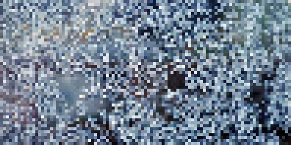 Pixel Art Hintergrund Vektorillustration Abstraktes Quadrat Pixelmuster Mosaik Hintergrund — Stockvektor