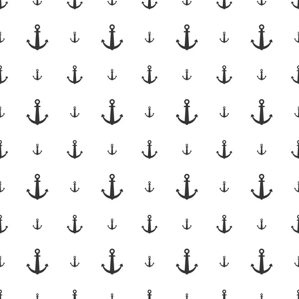 Seamless Marine Pattern Vector Illustration Nautical Abstract Background — Stock Vector