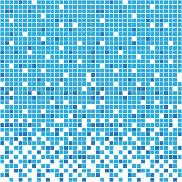 Modèle Pixel Bleu Décolorant Illustration Vectorielle Fond Pixel Abstrait — Image vectorielle