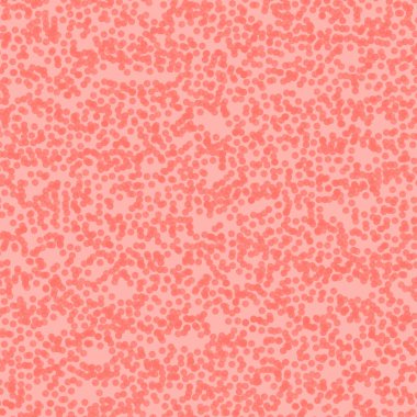 Pembe desen polka noktalı. Vektör çizim. Yaşam mercan - trendy renk 2019 yıl.