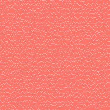 Pembe desen polka noktalı. Vektör çizim. Yaşam mercan - trendy renk 2019 yıl.