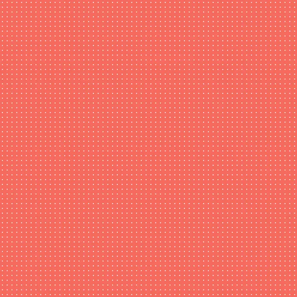 Patrón Rosa Sin Costuras Con Lunares Ilustración Vectorial Living Coral — Vector de stock