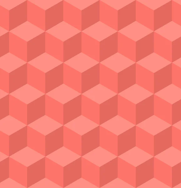 Seamless Geometric Pink Banner Vector Illustration Living Coral Trendy Color — Free Stock Photo
