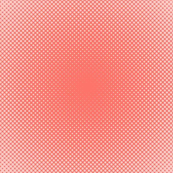 Pink Halftone Gradient Dots Background Vector Illustration Living Coral Trendy — Stock Vector