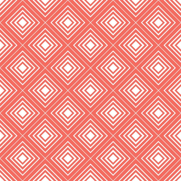 Seamless Geometric Pink Banner Vector Illustration Living Coral Trendy Color — Free Stock Photo