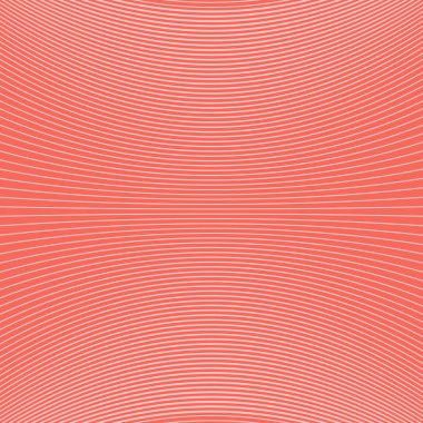 Geometrik doğrusal arka plan. Vektör çizim. Yaşam mercan - trendy renk 2019 yıl.