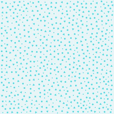 Kesintisiz geometrik mavi afiş. Vektör çizim. Geometrik arka plan