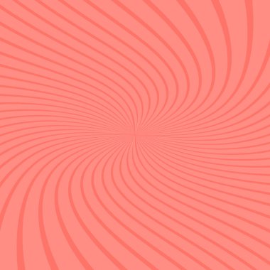 Geometrik doğrusal arka plan. Vektör çizim. Yaşam mercan - trendy renk 2019 yıl.