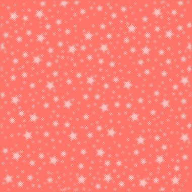 Soyut yarı ton nokta degrade arka plan. Vektör çizim. Pembe mercan - son moda renk