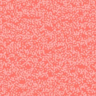 Pembe desen polka noktalı. Vektör çizim. Yaşam mercan - trendy renk 2019 yıl.