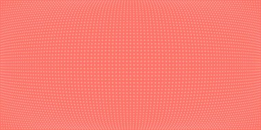 Soyut yarı ton nokta degrade arka plan. Vektör çizim. Pembe mercan - son moda renk