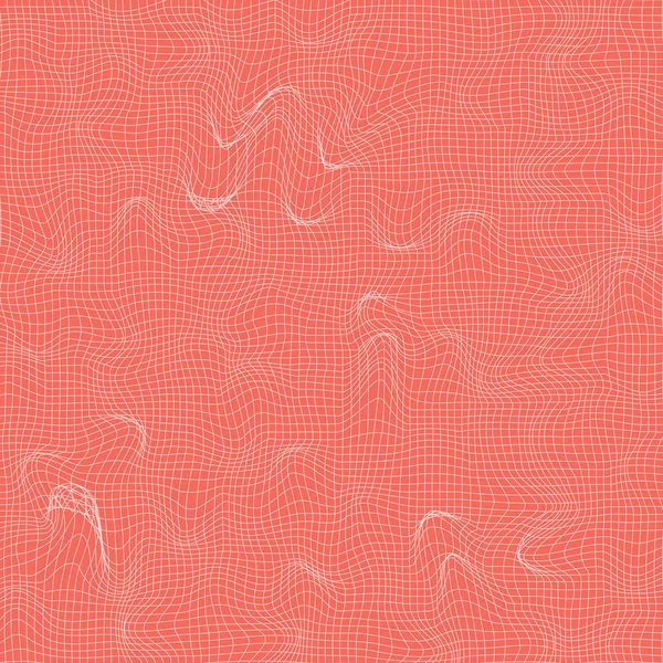 Bannière Abstraite Géométrique Rose Illustration Vectorielle Living Coral Couleur Tendance — Image vectorielle