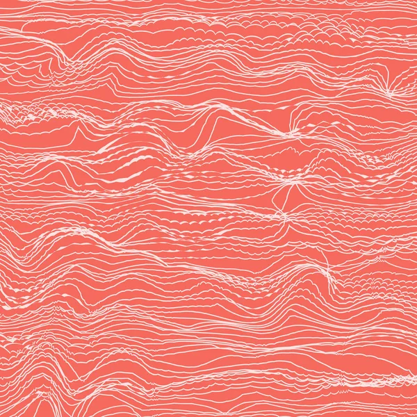 Abstraktní Růžový Nápis Vektorové Ilustrace Živých Korálů Módní Barva Roku — Stockový vektor