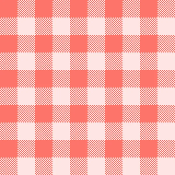 Banner Geométrico Rosa Sin Costuras Ilustración Vectorial Living Coral Color — Vector de stock