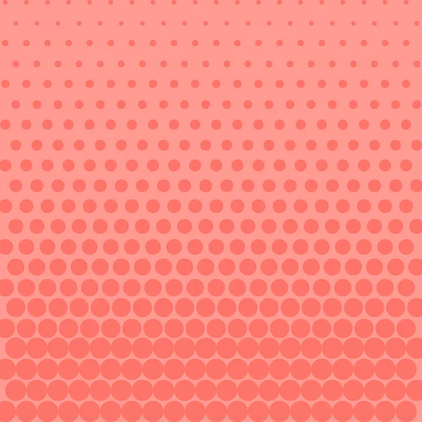 Abstracte Halftone Kleurovergang Stippen Achtergrond Vectorillustratie Roze Koraal Trendy Kleur — Stockvector