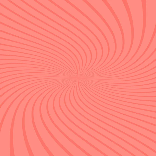 Абстрактный Линейный Геометрический Фон Векторная Иллюстрация Живой Коралл Модный Цвет — стоковый вектор