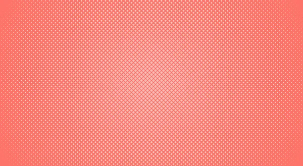 Abstract Halftone Gradient Dots Background Vector Illustration Pink Coral Trendy — Stock Vector