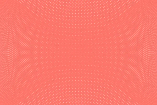 Abstracte Halftone Kleurovergang Stippen Achtergrond Vectorillustratie Roze Koraal Trendy Kleur — Stockvector