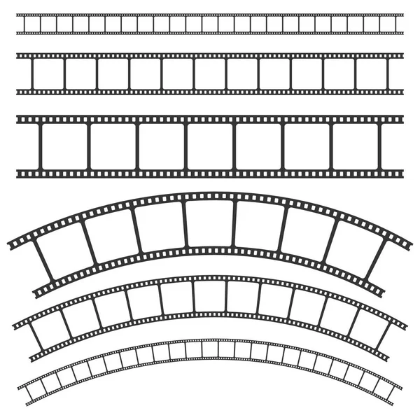 Filmstreifen-Ikone. Vektorillustration. — Stockvektor