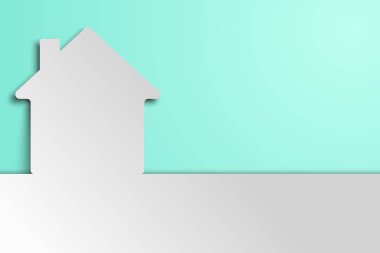 Evi aplike arka plan. vektör çizim