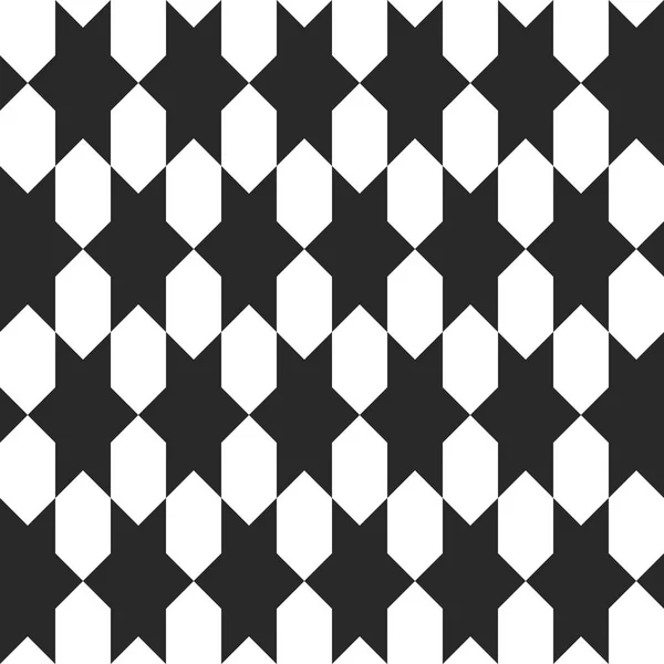 Nahtlose geometrische schwarze Fahne. Vektorillustration. — Stockvektor