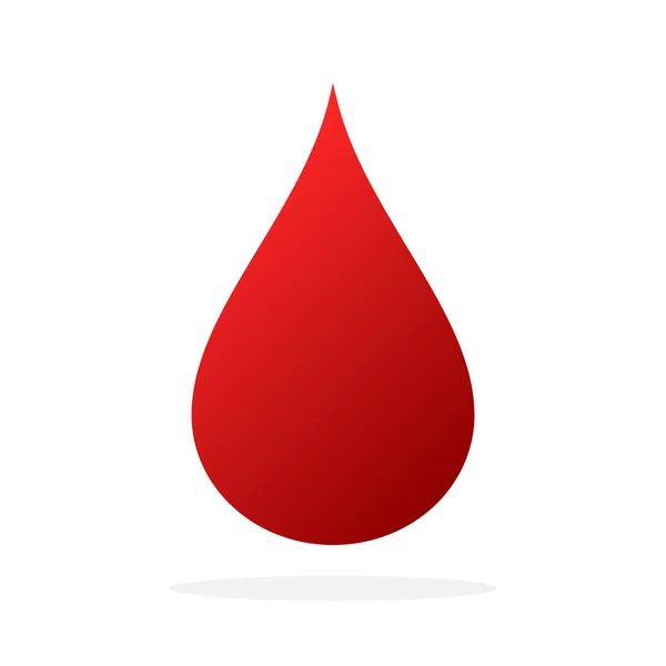 Ikona pokles červených krvinek. Vektorové ilustrace. — Stockový vektor