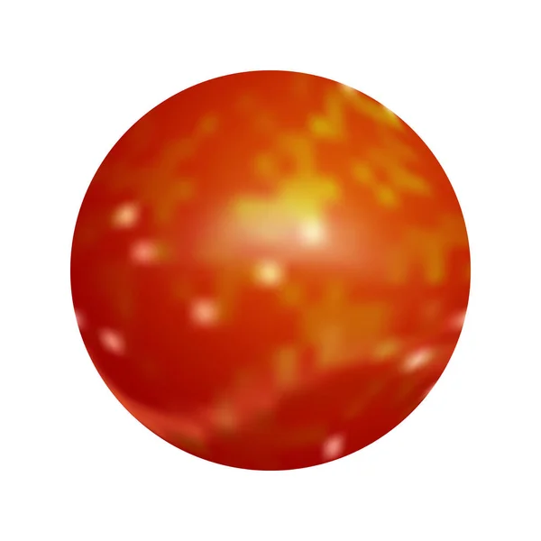 Botón redondo rojo. Ilustración vectorial . — Archivo Imágenes Vectoriales