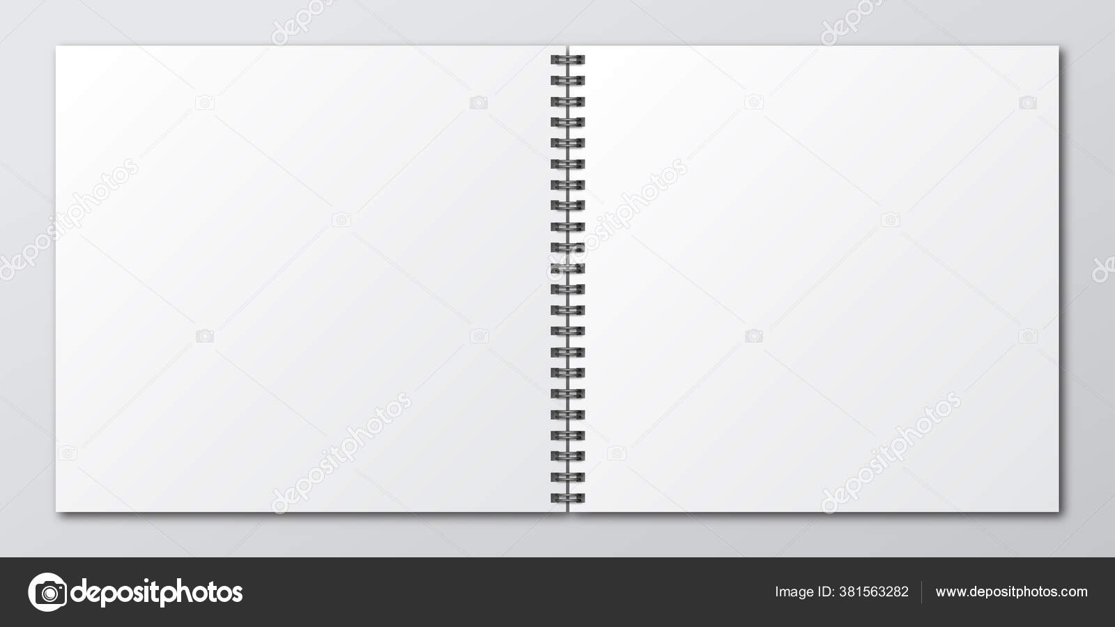 Download Notebook Shadow Mockup Paper Notebook Template Notebook Isolated Vector Illustration Stock Vector C Chekman1 381563282 PSD Mockup Templates
