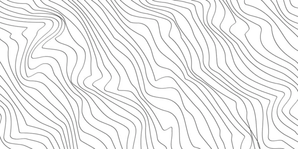 Абстрактный Линейный Фон Векторная Иллюстрация Тонкая Линия Волнистый Фон — стоковый вектор