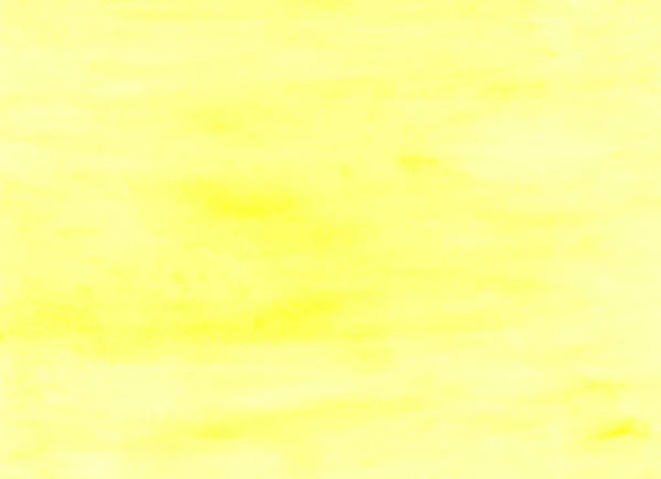 手作り 手描きの絵画 レモンイエローライト水彩の背景 ブラシラインマットな質感の抽象的な紙に描かれた フラットレイアウト オーバーレイ コピースペース オリジナル作品 — ストック写真