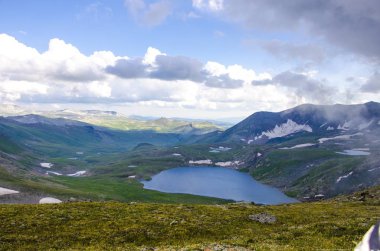 Mountains.Altai bölgesi. Kazahstan.07.08.2018 yıl