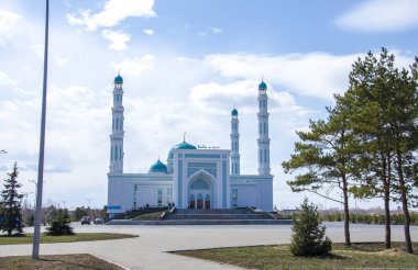 Mimarlık ve şehir anıtlar. Kazakhstan.Karaganda Cumhuriyeti şehir.