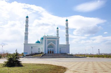 Mimarlık ve şehir anıtlar. Kazakhstan.Karaganda Cumhuriyeti şehir.