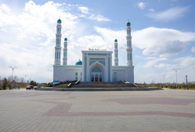 Mimarlık ve şehir anıtlar. Kazakhstan.Karaganda Cumhuriyeti şehir.