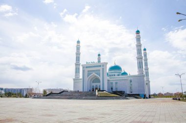 Mimarlık ve şehir anıtlar. Kazakhstan.Karaganda Cumhuriyeti şehir.